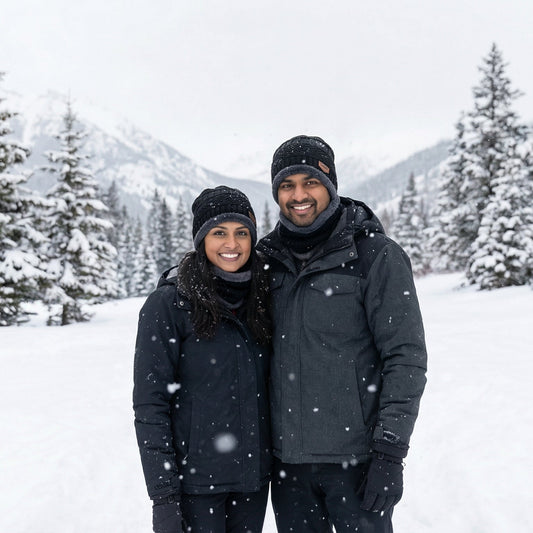 Unisex Woolen Cap Set